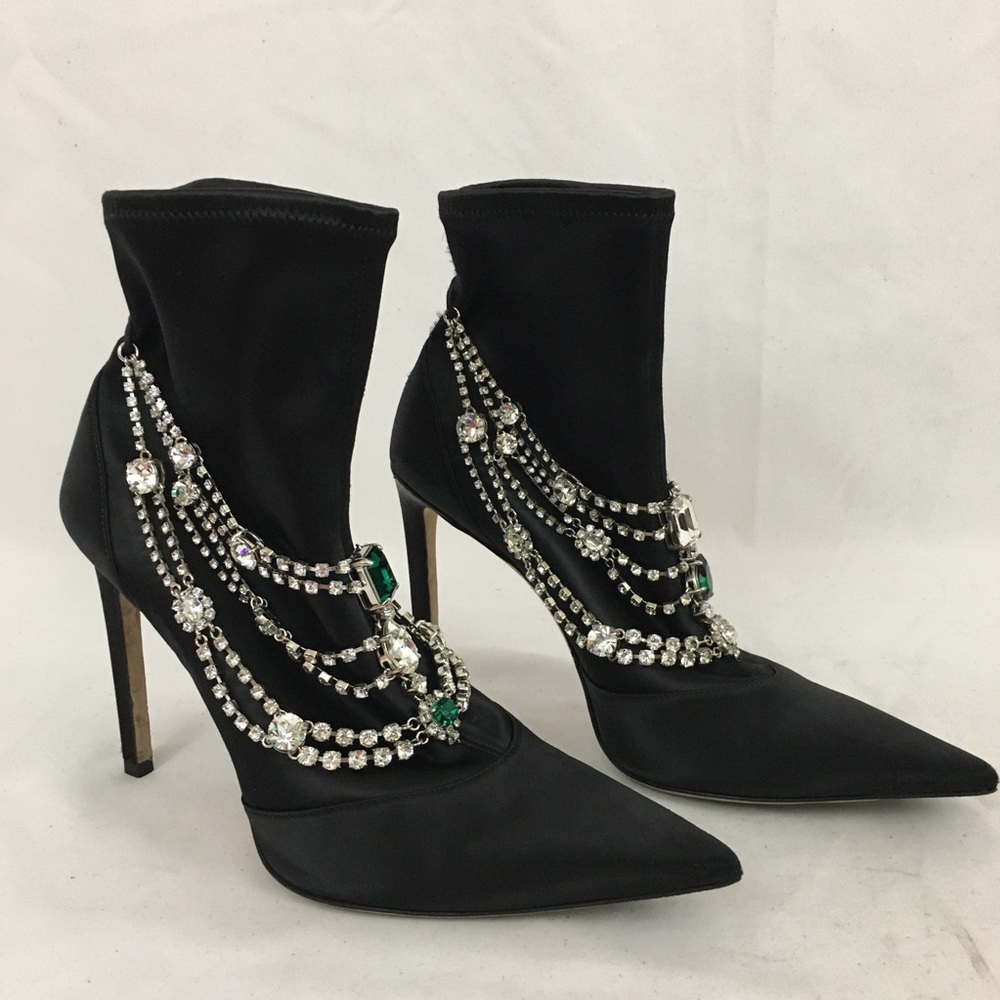 Jimmy Choo Black Jeweled Boots From Nordstrom